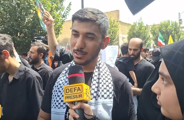 فیلم/ جوان فلسطینی: انتقام خون «حاج رمضان» را خواهیم گرفت