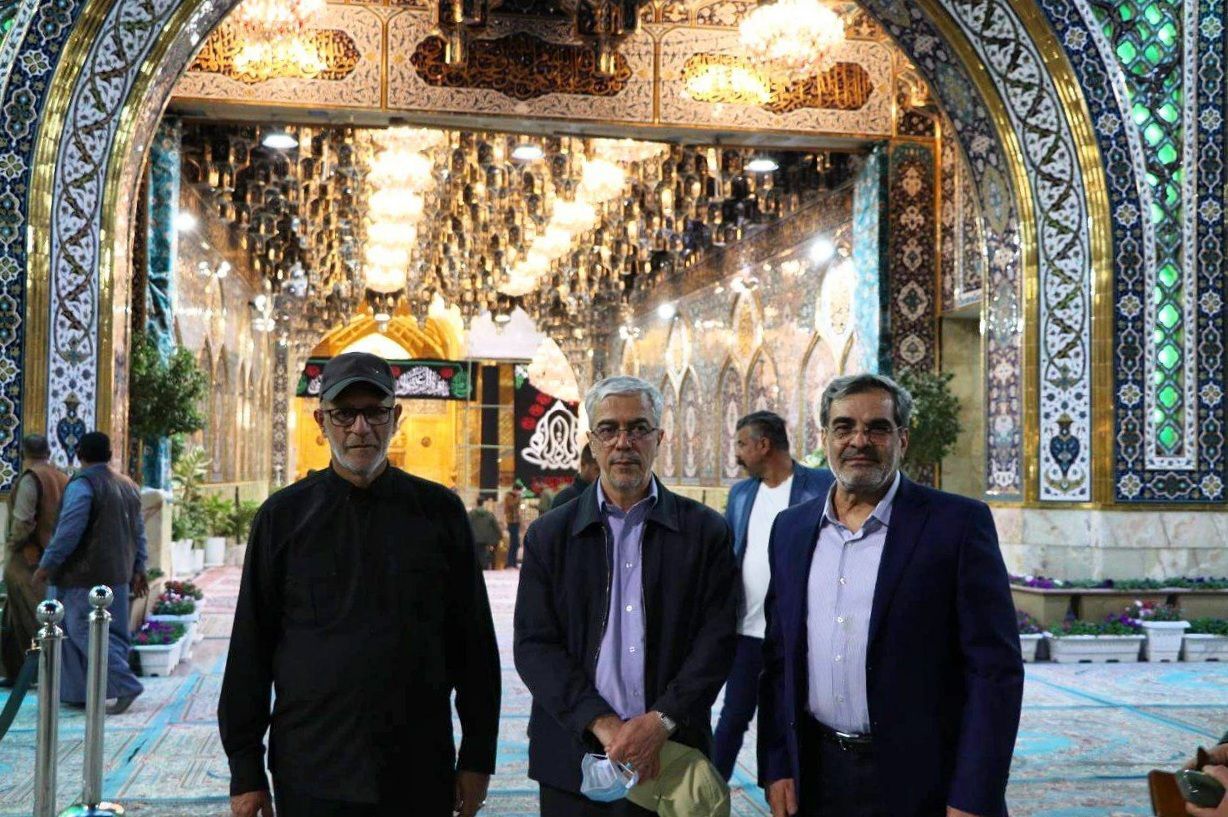 تصاویر منتشرنشده از حضور سپهبد شهید باقری در حرم حضرت امام حسین (علیه‌السلام)