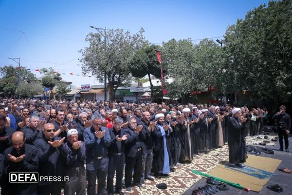 اقامه نماز ظهر عاشورا در شهر قزوین