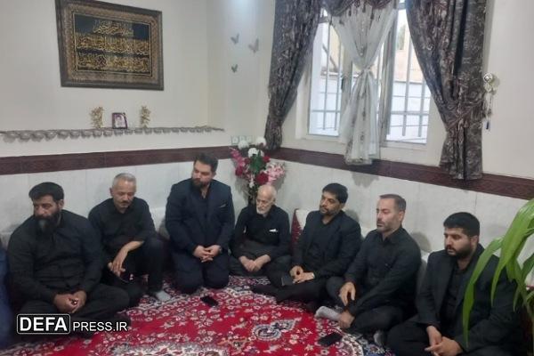 دیدار مسئولان شهرستان ملایر با خانواده شهید «هومن غیاثوند» + تصاویر