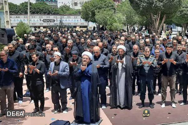 برگزاری باشکوه نماز ظهر عاشورا در اشتهارد به امامت امام جمعه
