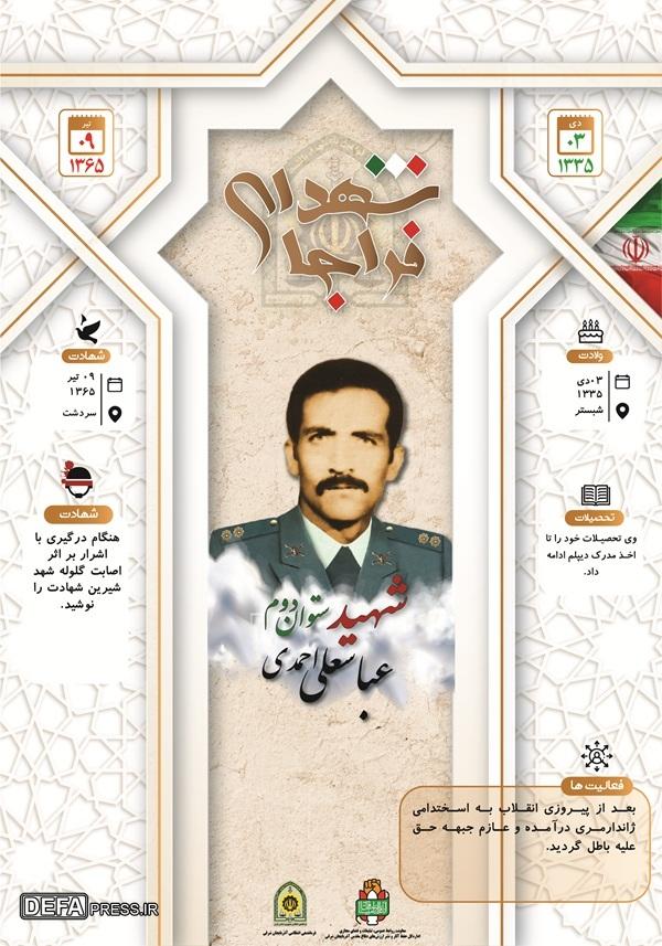 اینفوگرافی/شهید ستوان دوم «عباسعلی احمدی»