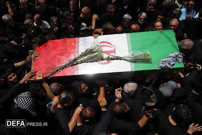خاک‌سپاری ۲۶۳ شهید حمله رژیم صهیونیستی در تهران