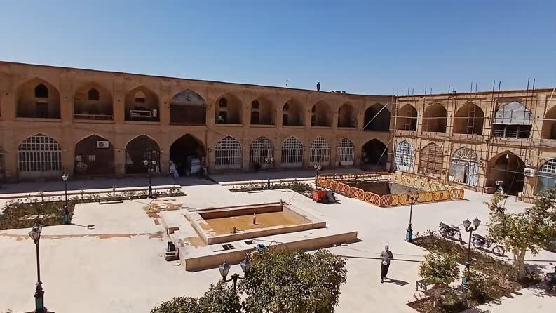 مرمت سرای گمرک بازار وکیل شیراز به پایان رسید مرمت سرای گمرک بازار وکیل شیراز به پایان رسید