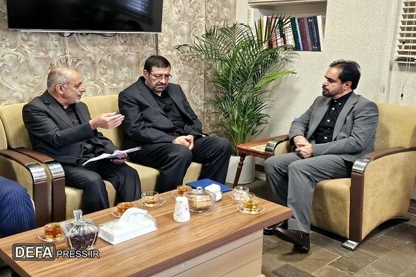 دیدار مدیرکل حفظ آثار و نشر ارزش‌های دفاع مقدس و مقاومت مازندران با معاون استاندار+ تصاویر