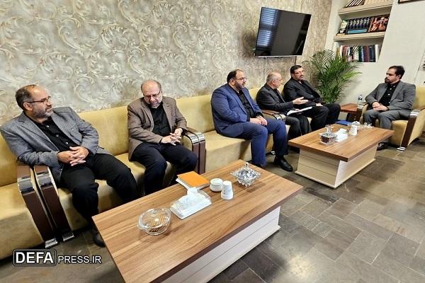 دیدار مدیرکل حفظ آثار و نشر ارزش‌های دفاع مقدس و مقاومت مازندران با معاون استاندار+ تصاویر