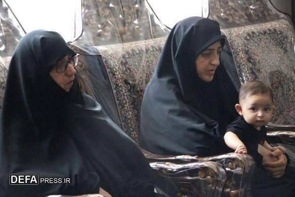 دیدار مسئولان حوزه علمیه خواهران با خانواده دو شهید حمله صهیونیستی+تصاویر