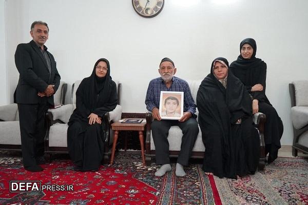 دیدار اعضای کارگروه تاریخ شفاهی آمل با پدر شهید «عبدالرحیم فلاح»