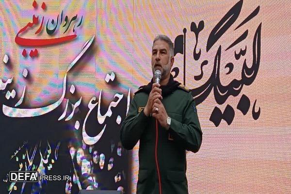 زنان ما با تاسی از حضرت زینب(س) مقابل آمریکا و اسرائیل جنایتکار ایستاده اند