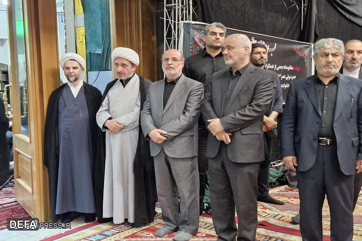 مراسم گرامیداشت شهدای حمله رژیم صهیونی به زندان اوین برگزار شد 