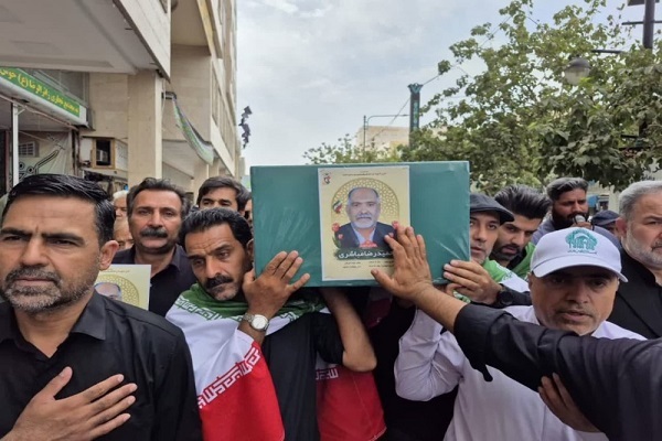 تصاویر/ تشییع پیکر جانباز شهید «حمیدرضا مباشری» در مشهد