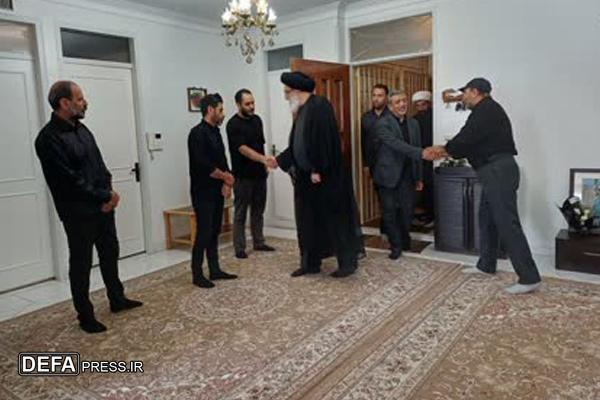 دیدار نماینده ولی فقیه با خانواده شهدای حمله رژیم صهیونیستی