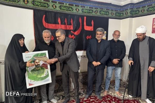 دیدار معاون حقوقی و امور مجلس بنیاد شهید با خانواده شهدای حمله رژیم صهیونیستی در همدان + تصاویر