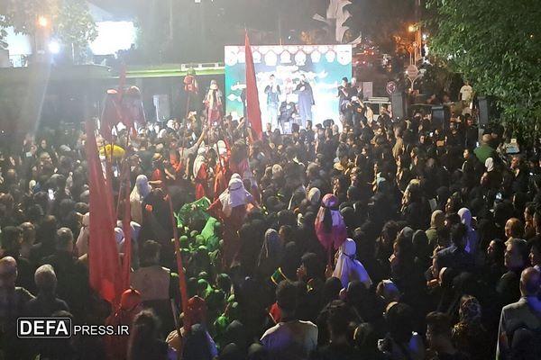 تجمع خانوادگی عزاداران و کاروان نمادین اسرای کربلا در گرگان