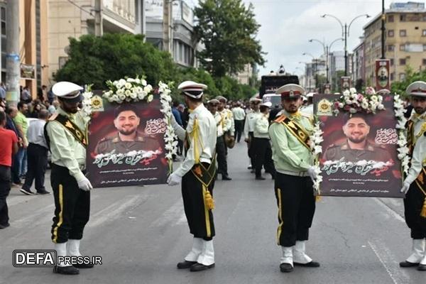 پیکر پنجمین شهید راه قدس در بابل تشییع شد