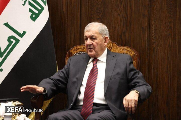 رئیس جمهور عراق: حملات به ایران روندی خطرناک است