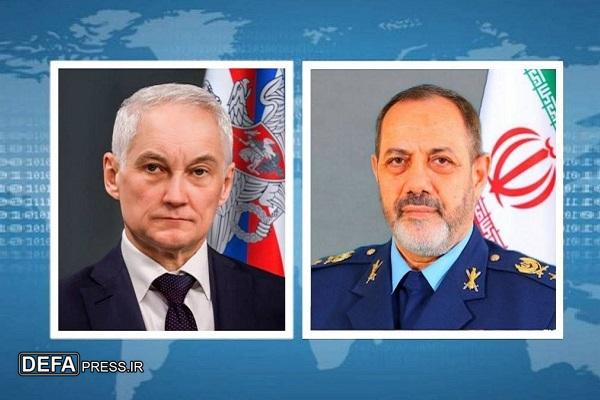 تماس تلفنی وزیر دفاع روسیه با وزیر دفاع ایران/ امیر نصیرزاده: تصمیم ما بر این است که با تمام توان متجاوز را تنبیه کنیم