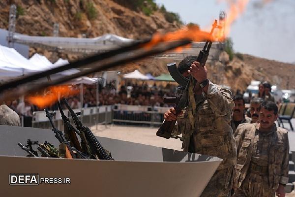 مراسم نمادین خلع سلاح شماری از اعضای PKK با حضور نهاد‌های مختلف برگزار شد