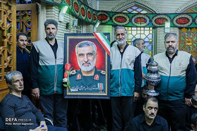 مراسم بزرگداشت شهادت سرلشکر امیرعلی حاجی‌زاده
