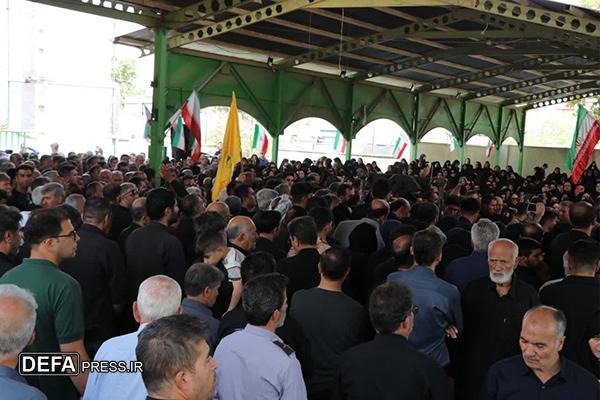 تشییع باشکوه پیکر شهید «امیرحسین خادمی» در نظرآباد؛ فریاد «مرگ بر اسرائیل» در بدرقه مدافع وطن