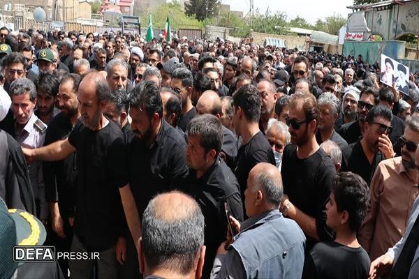 تشییع باشکوه پیکر شهید «امیرحسین خادمی» در نظرآباد؛ فریاد «مرگ بر اسرائیل» در بدرقه مدافع وطن