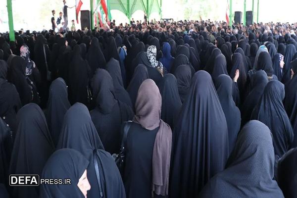 تشییع باشکوه پیکر شهید «امیرحسین خادمی» در نظرآباد؛ فریاد «مرگ بر اسرائیل» در بدرقه مدافع وطن