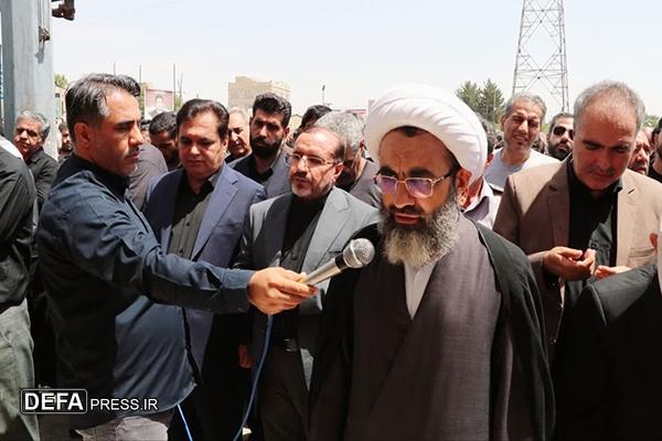 تشییع باشکوه پیکر شهید «امیرحسین خادمی» در نظرآباد؛ فریاد «مرگ بر اسرائیل» در بدرقه مدافع وطن