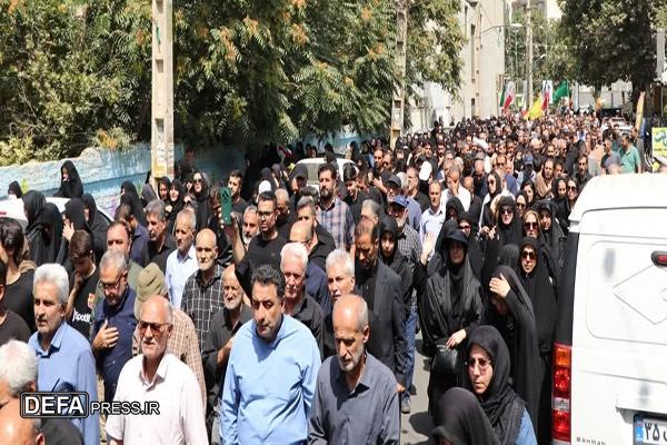 تشییع باشکوه پیکر شهید «امیرحسین خادمی» در نظرآباد؛ فریاد «مرگ بر اسرائیل» در بدرقه مدافع وطن