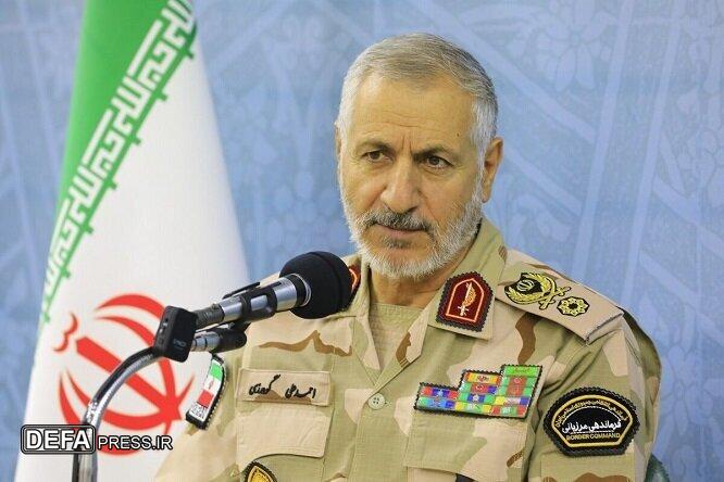 بازدید فرمانده مرزبانی انتظامی از زیرساخت‌های اربعین در مرز خسروی