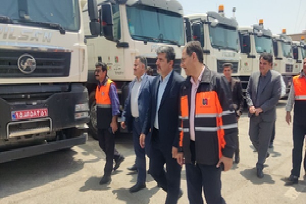 بیست دستگاه کمپرسی سنگین جدید به ناوگان ماشین‌آلات راهداری کردستان افزوده شد