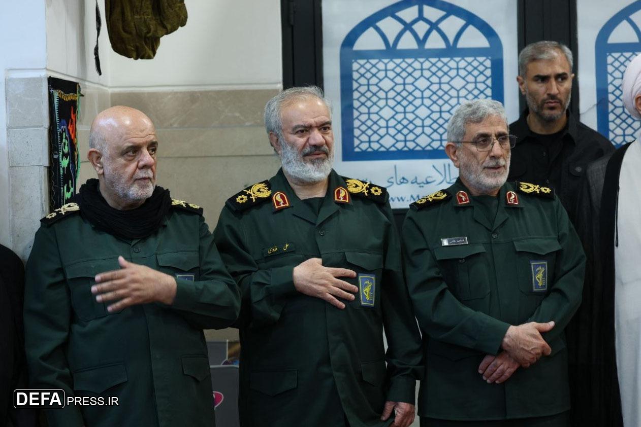 مراسم گرامی‌داشت شهدای اقتدار نیروی قدس و محور مقاومت برگزار شد