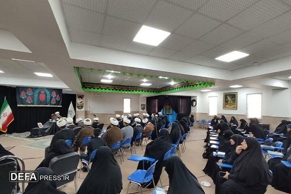 برگزاری جلسه تبیینی جنگ ۱۲ روزه در مدرسه علمیه الزهرا (س) ارومیه