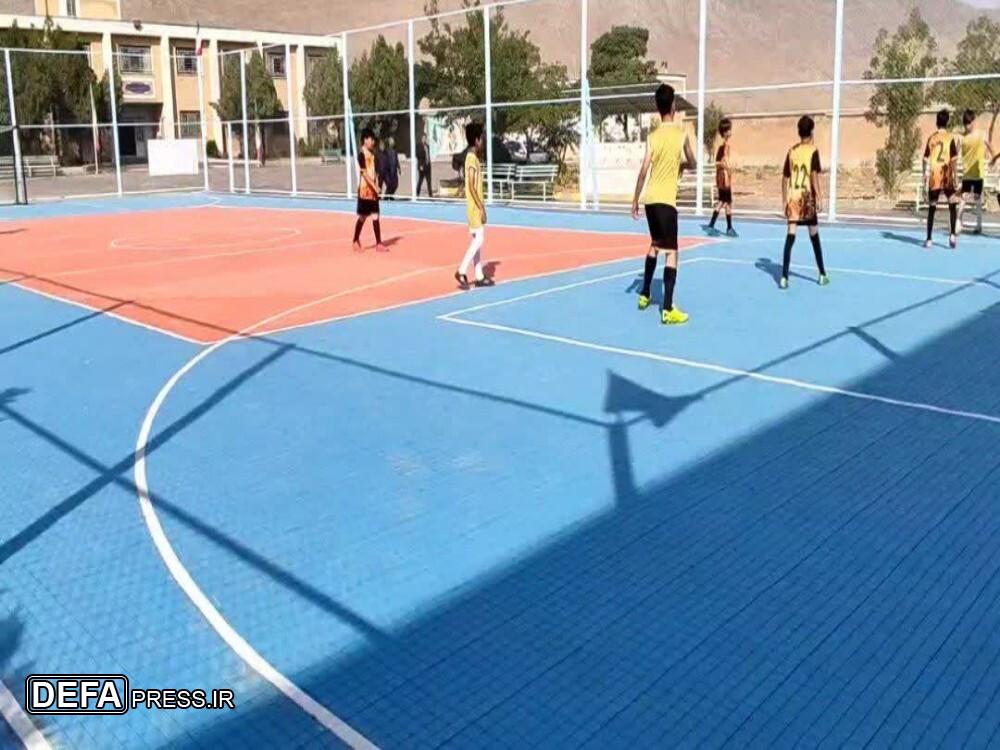 افتتاح زمین تایل‌کورت در شازند، آغاز فصل تازه‌ای از ورزش دانش‌آموزی