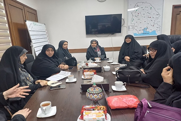دیدار مسئولین کارگروه‌های تخصصی شهدا با سرپرست اداره کل امور بانوان استانداری خوزستان
