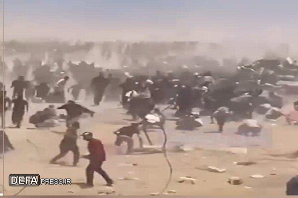 شهادت ۱۰ فلسطینی بر اثر خفگی در مرکز آمریکایی توزیع کمک در غزه