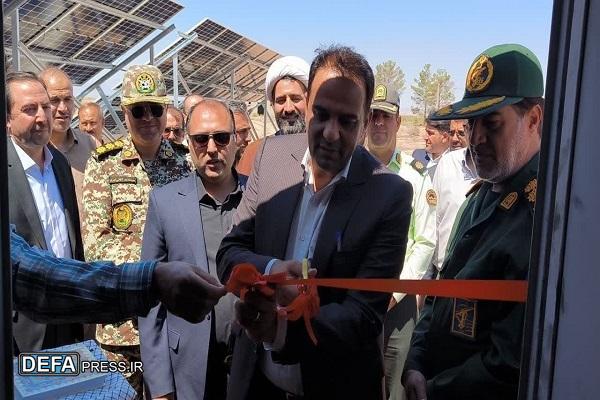 بهره‌برداری از نخستین نیروگاه تجمیعی خورشیدی پادگانی کشور در گناباد