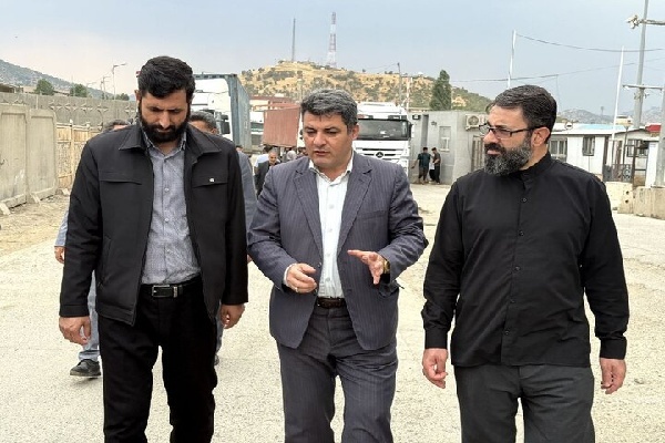 در آستانه اربعین بازدید میدانی از مرز بین‌المللی باشماق مریوان صورت گرفت