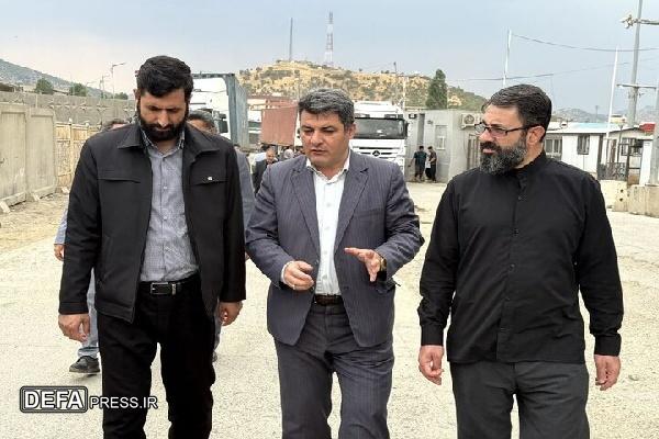 در آستانه اربعین بازدید میدانی از مرز بین‌المللی باشماق مریوان صورت گرفت
