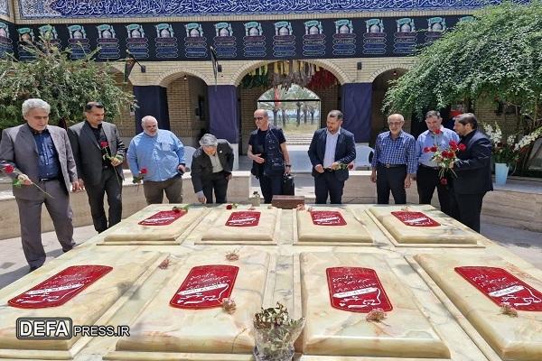 آئین عطرافشانی یادمان شهدای گمنام موزه دفاع مقدس و مقاومت مازندران+ تصاویر