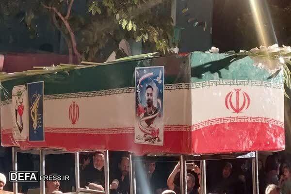 برگزاری آئین بدرقه پیکر پاسدار شهید «سید حسن حسینی‌نژاد» در مشهد 