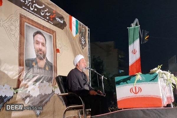 برگزاری آئین بدرقه پیکر پاسدار شهید «سید حسن حسینی‌نژاد» در مشهد 