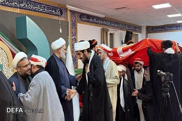 آیین بدرقه مبلغان اربعین حسینی در گلبهار برگزار شد