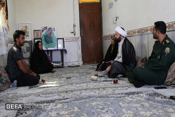 دیدار مدیر کل حفظ آثار دفاع مقدس استان گلستان با خانواده‌های معظم شهدا