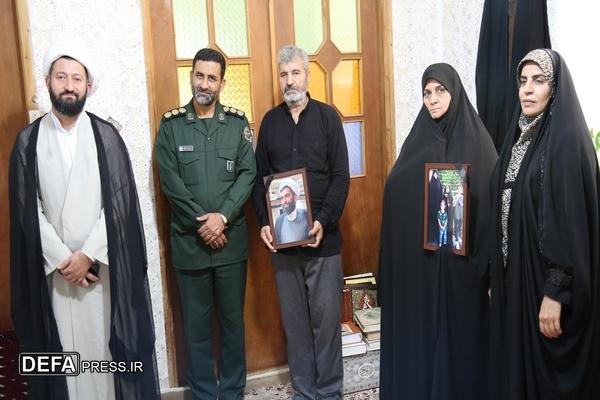 دیدار مدیر کل حفظ آثار دفاع مقدس استان گلستان با خانواده‌های معظم شهدا