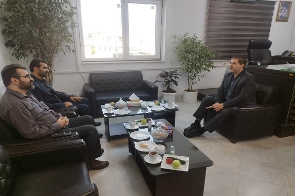 دیدار رئیس دادسرای نظامی ناحیه غرب مازندران با رئیس دادگستری شهرستان چالوس