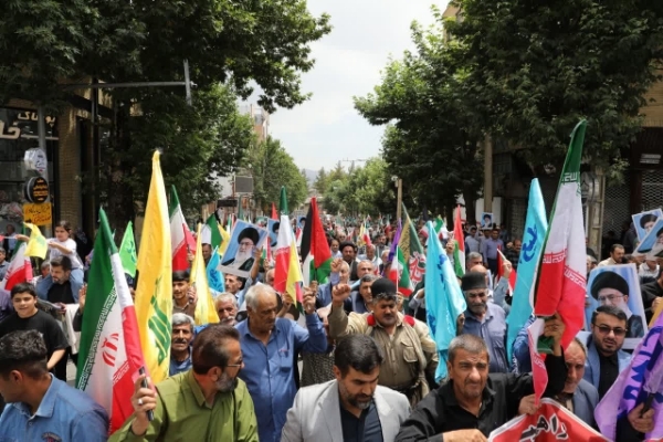 تصاویر/ راهپیمایی جمعه خشم و نصر در یاسوج