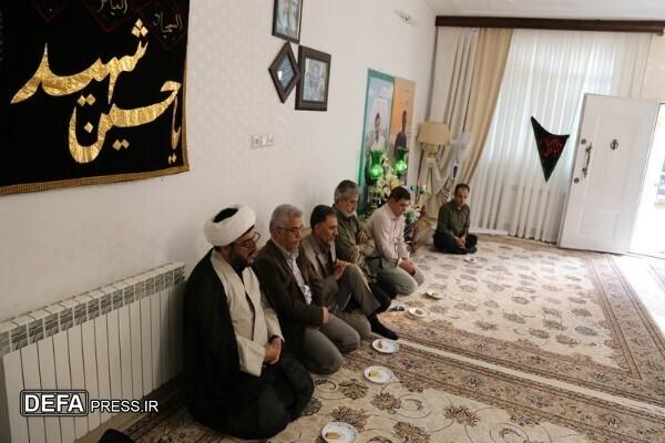دیدار دانشگاهیان لرستان با خانواده شهید «امیرحسین طولابی»