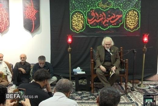 برپایی خیمه عزاداری سالار شهیدان با زبان هنر در قم