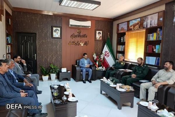 دیدار مدیرکل حفظ آثار خراسان جنوبی با فرماندار قائنات