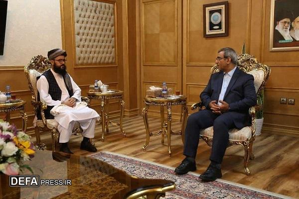 دیدار استاندار خراسان رضوی با سرپرست کنسولگری افغانستان در مشهد+ تصاویر
